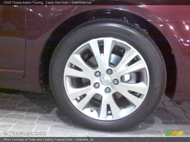 Cassis Red Pearl / Dark Charcoal 2008 Toyota Avalon Touring