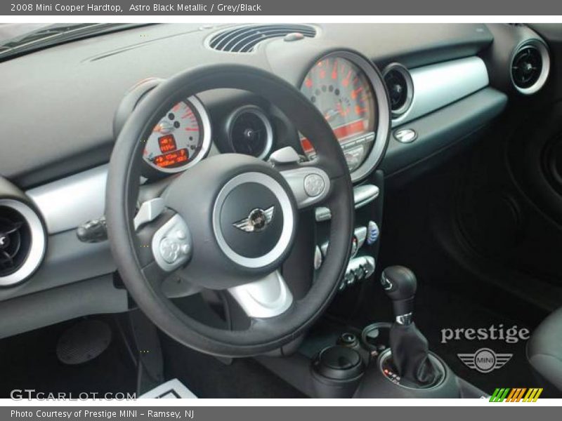 Astro Black Metallic / Grey/Black 2008 Mini Cooper Hardtop