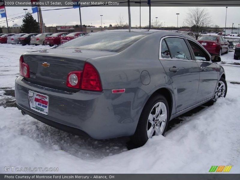 Golden Pewter Metallic / Ebony 2009 Chevrolet Malibu LT Sedan