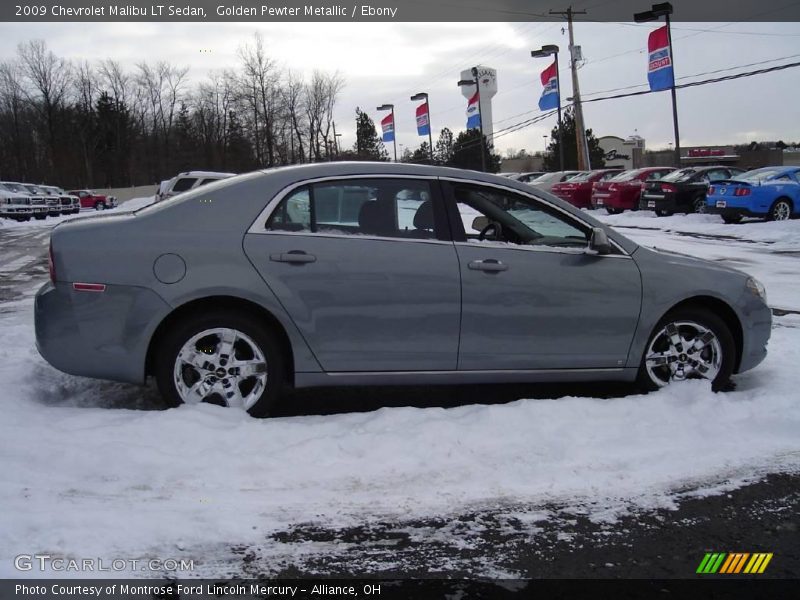 Golden Pewter Metallic / Ebony 2009 Chevrolet Malibu LT Sedan
