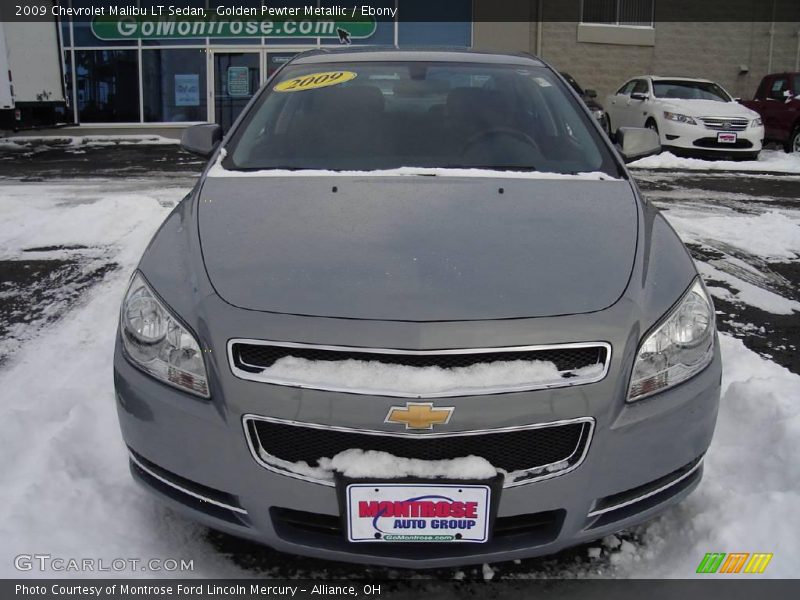 Golden Pewter Metallic / Ebony 2009 Chevrolet Malibu LT Sedan