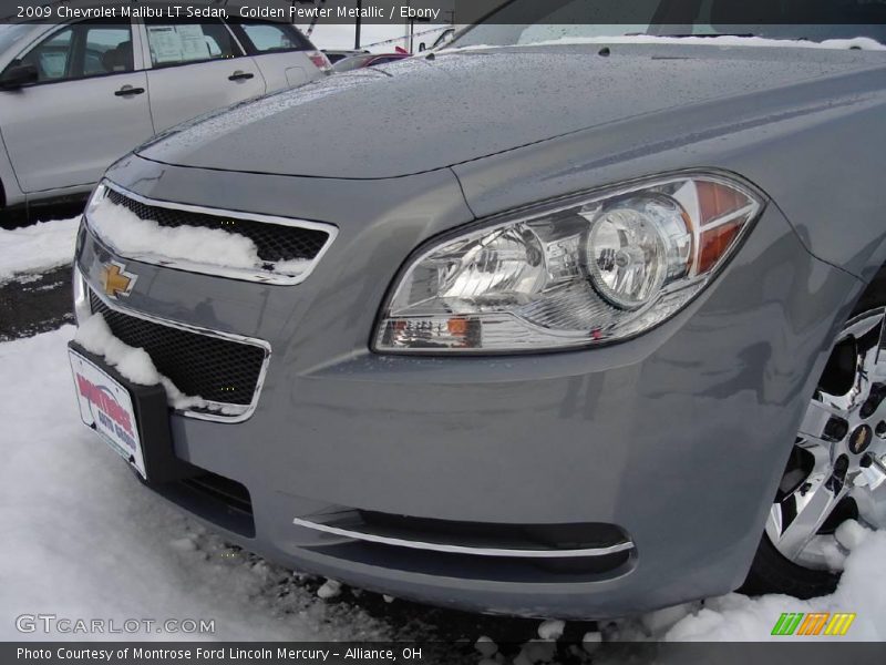 Golden Pewter Metallic / Ebony 2009 Chevrolet Malibu LT Sedan