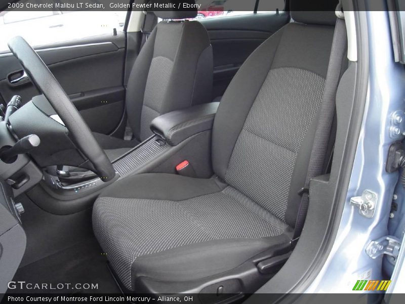 Golden Pewter Metallic / Ebony 2009 Chevrolet Malibu LT Sedan