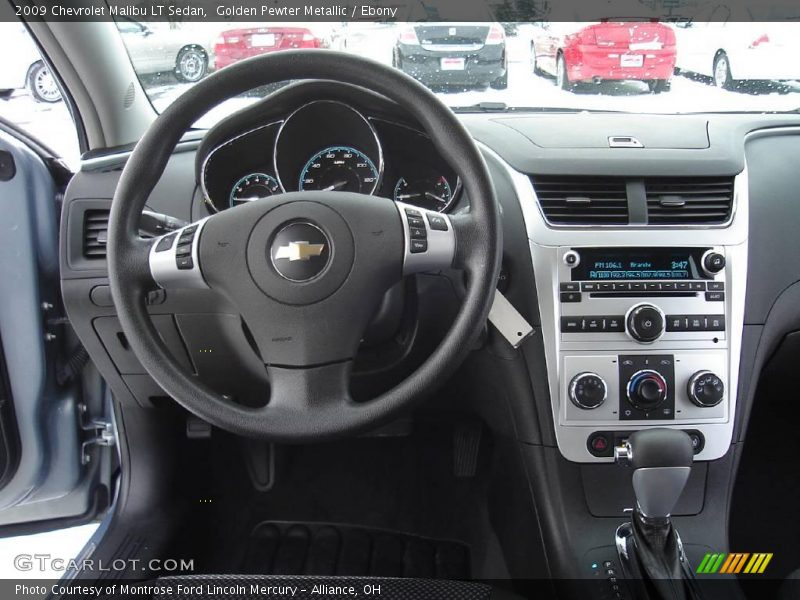 Golden Pewter Metallic / Ebony 2009 Chevrolet Malibu LT Sedan