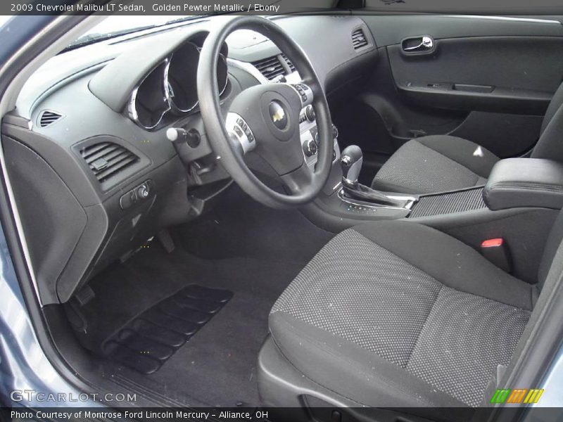 Golden Pewter Metallic / Ebony 2009 Chevrolet Malibu LT Sedan