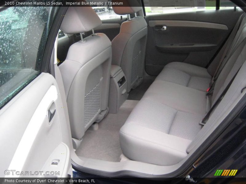 Imperial Blue Metallic / Titanium 2010 Chevrolet Malibu LS Sedan