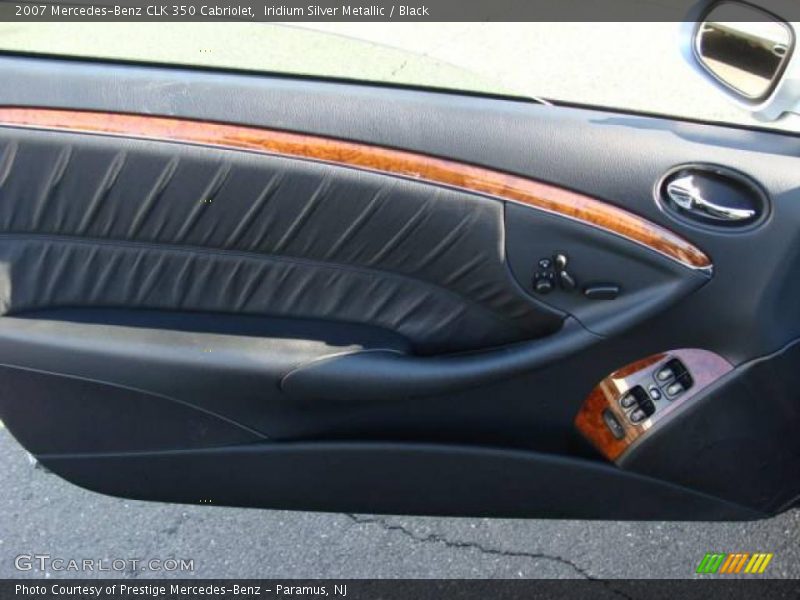 Iridium Silver Metallic / Black 2007 Mercedes-Benz CLK 350 Cabriolet