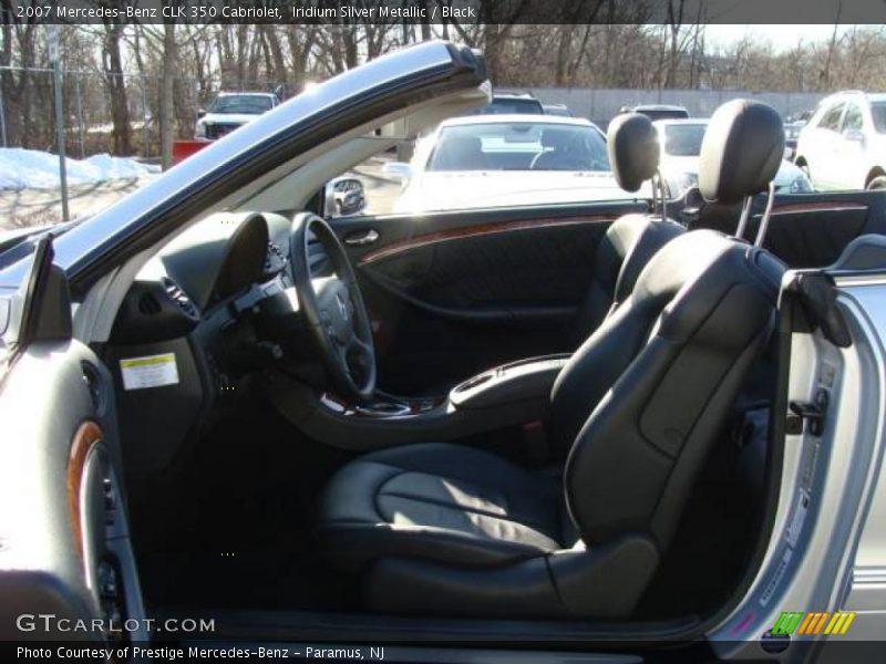 Iridium Silver Metallic / Black 2007 Mercedes-Benz CLK 350 Cabriolet