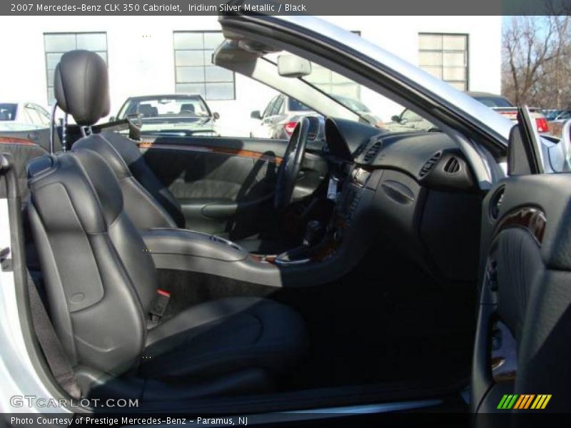 Iridium Silver Metallic / Black 2007 Mercedes-Benz CLK 350 Cabriolet