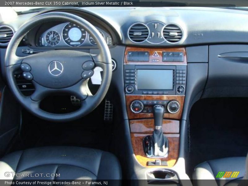 Iridium Silver Metallic / Black 2007 Mercedes-Benz CLK 350 Cabriolet