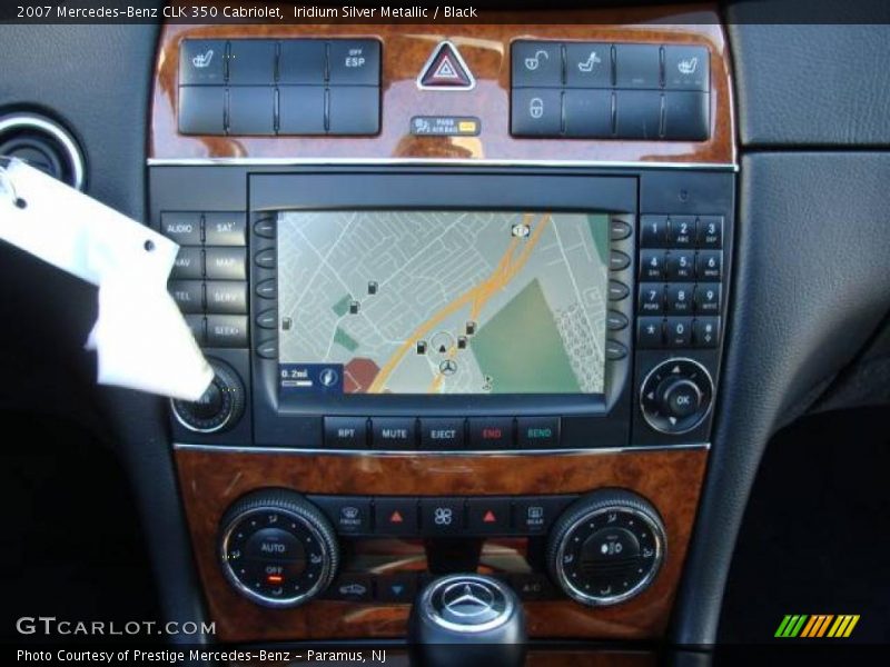 Iridium Silver Metallic / Black 2007 Mercedes-Benz CLK 350 Cabriolet