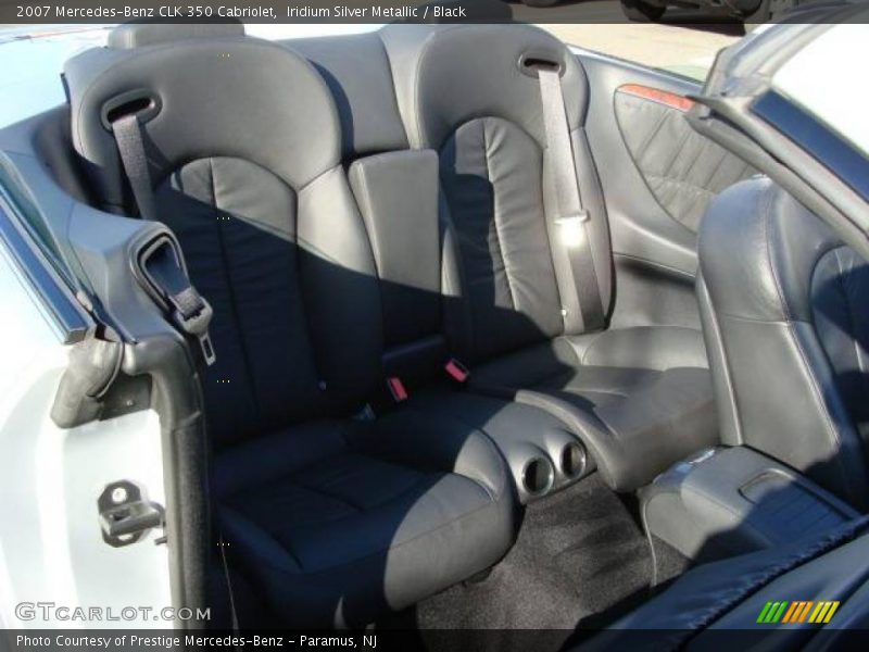 Iridium Silver Metallic / Black 2007 Mercedes-Benz CLK 350 Cabriolet