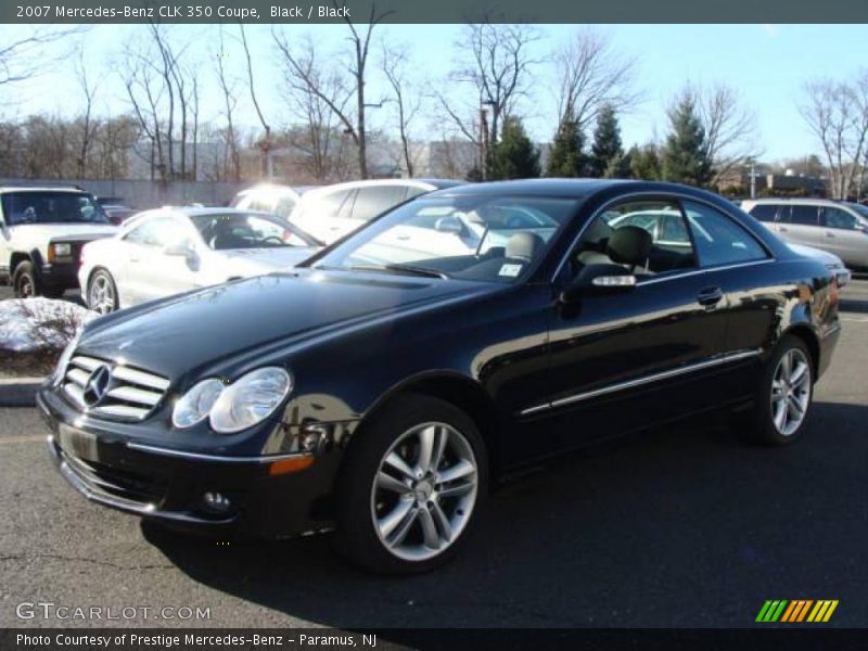 Black / Black 2007 Mercedes-Benz CLK 350 Coupe