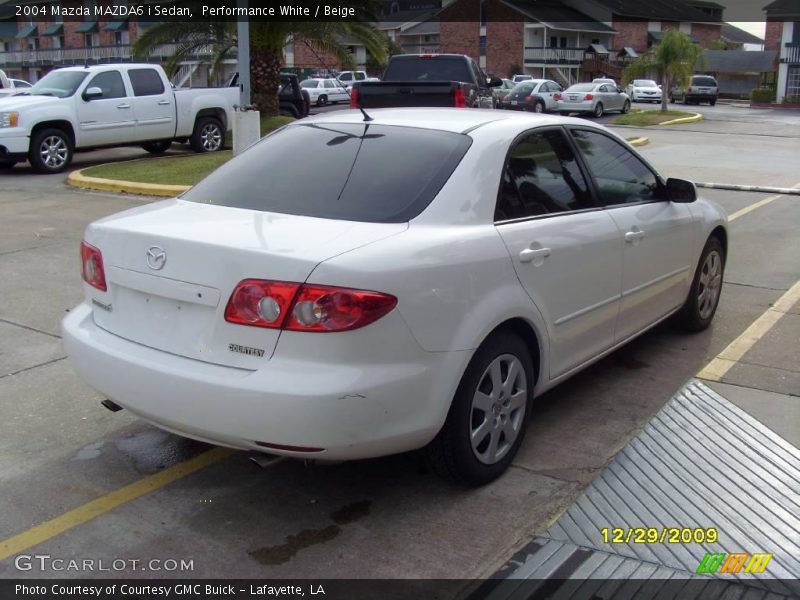 Performance White / Beige 2004 Mazda MAZDA6 i Sedan