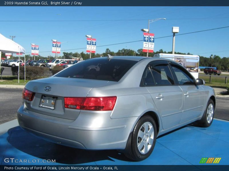 Bright Silver / Gray 2009 Hyundai Sonata GLS