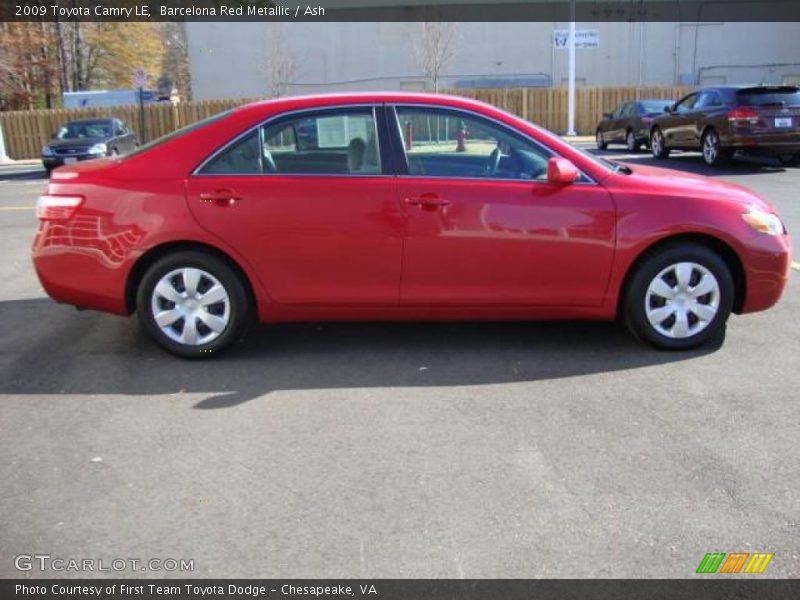 Barcelona Red Metallic / Ash 2009 Toyota Camry LE
