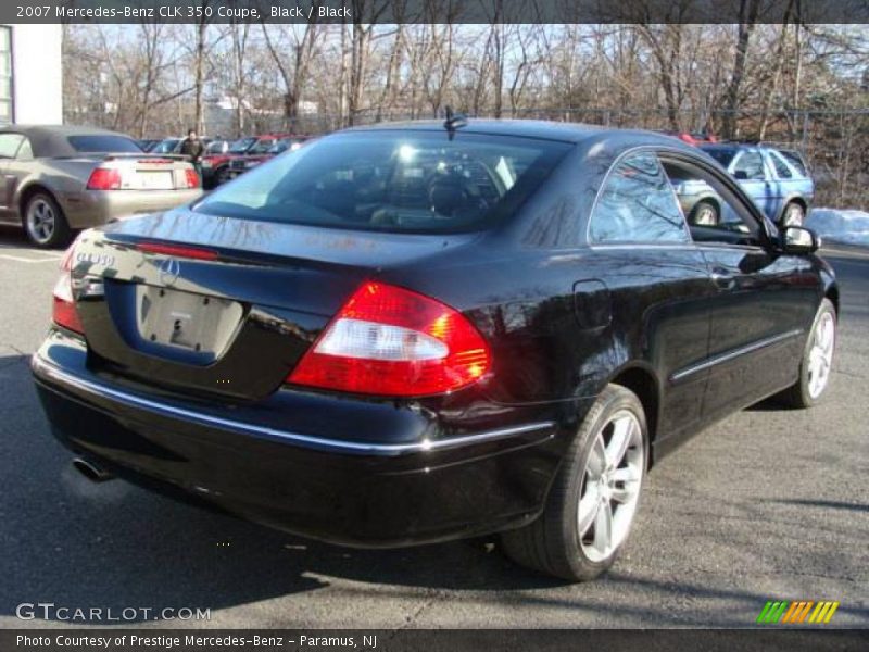 Black / Black 2007 Mercedes-Benz CLK 350 Coupe