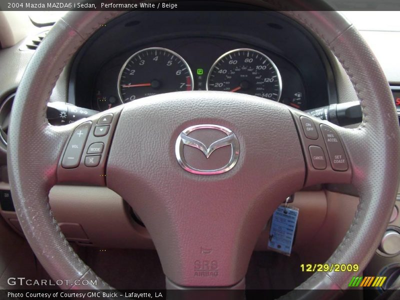 Performance White / Beige 2004 Mazda MAZDA6 i Sedan