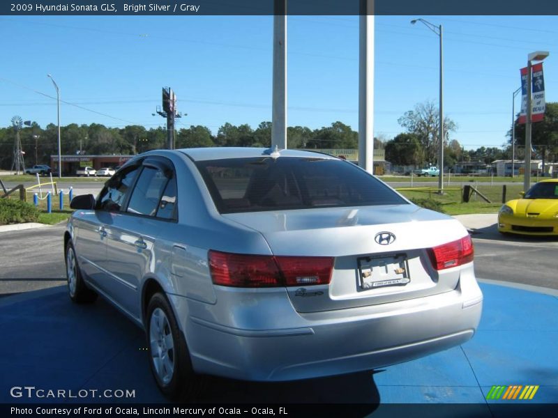 Bright Silver / Gray 2009 Hyundai Sonata GLS