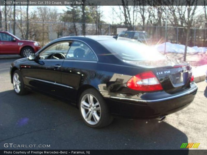 Black / Black 2007 Mercedes-Benz CLK 350 Coupe