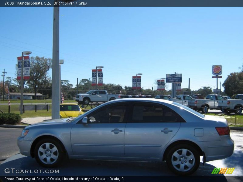 Bright Silver / Gray 2009 Hyundai Sonata GLS