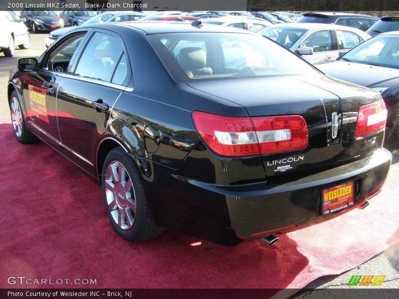Black / Dark Charcoal 2008 Lincoln MKZ Sedan