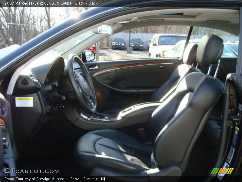 Black / Black 2007 Mercedes-Benz CLK 350 Coupe