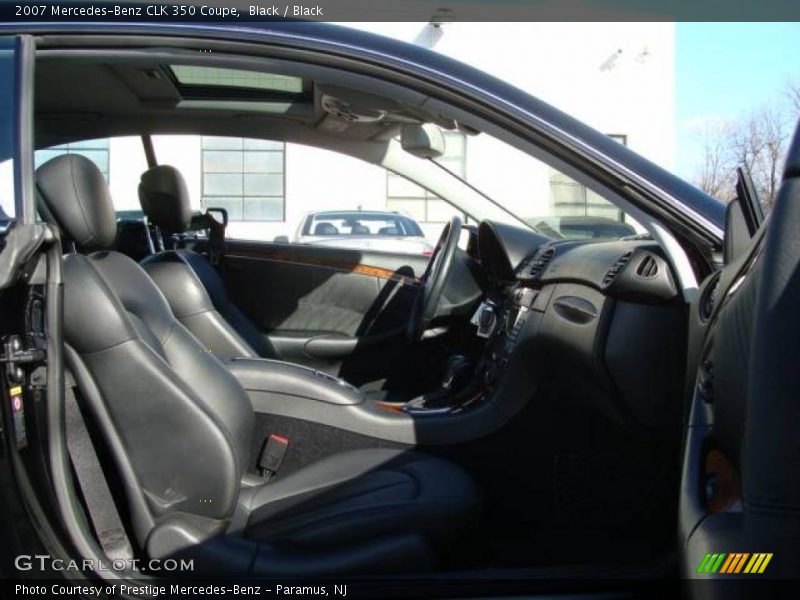 Black / Black 2007 Mercedes-Benz CLK 350 Coupe