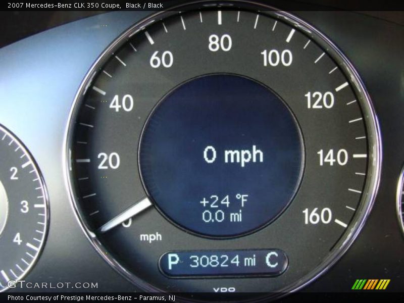 Black / Black 2007 Mercedes-Benz CLK 350 Coupe