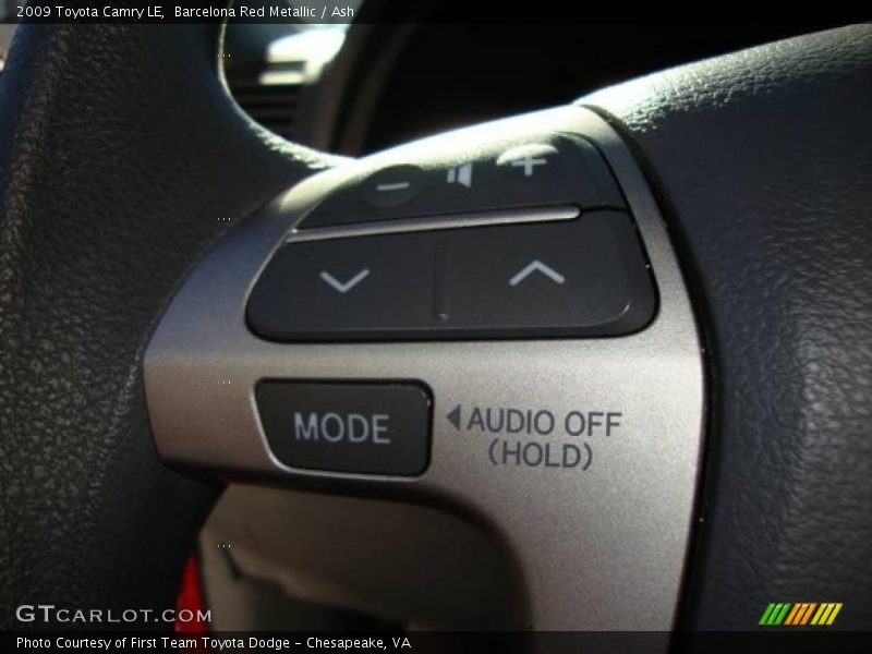 Barcelona Red Metallic / Ash 2009 Toyota Camry LE