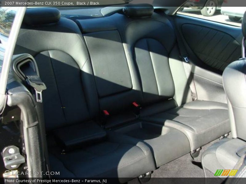 Black / Black 2007 Mercedes-Benz CLK 350 Coupe