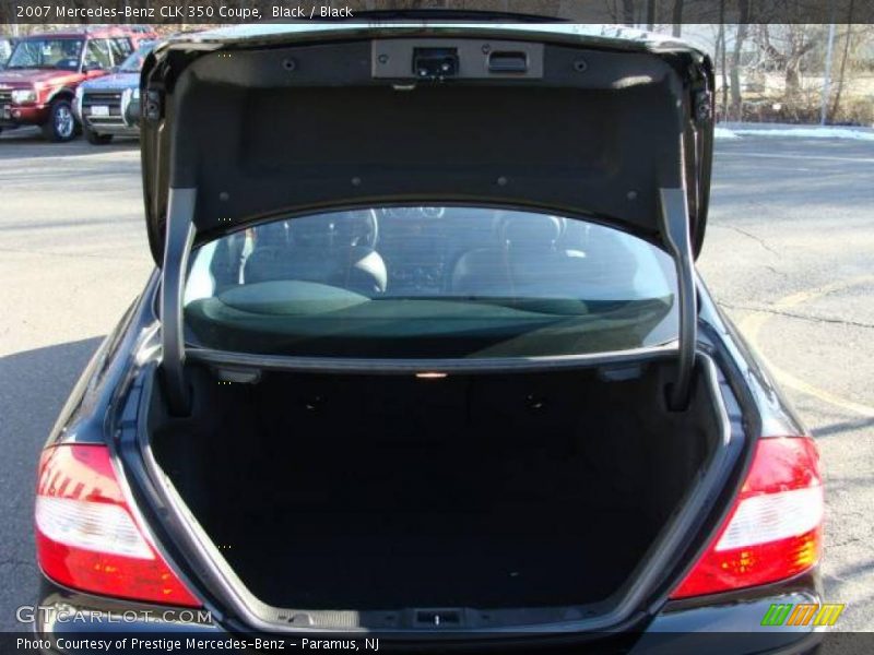 Black / Black 2007 Mercedes-Benz CLK 350 Coupe