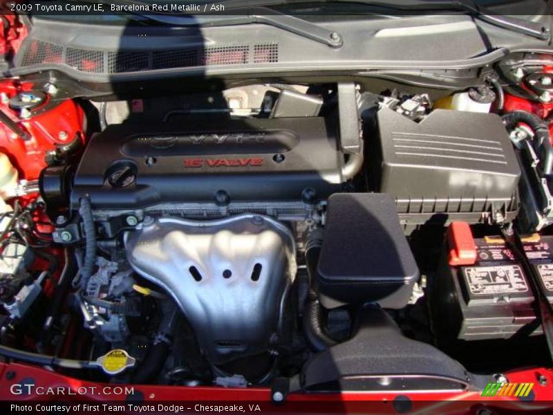 Barcelona Red Metallic / Ash 2009 Toyota Camry LE