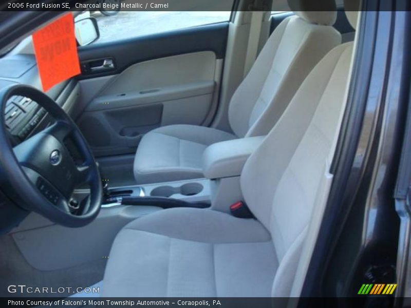 Charcoal Beige Metallic / Camel 2006 Ford Fusion SE