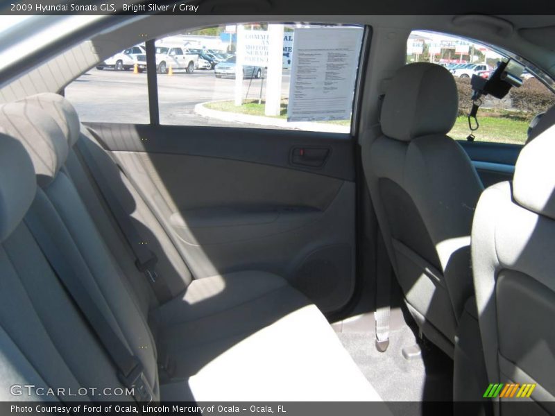 Bright Silver / Gray 2009 Hyundai Sonata GLS