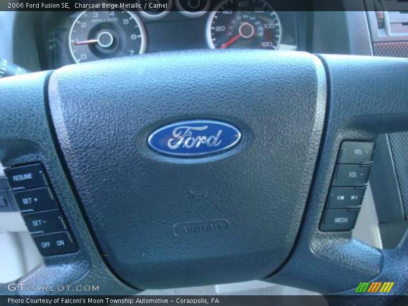 Charcoal Beige Metallic / Camel 2006 Ford Fusion SE