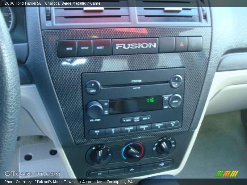 Charcoal Beige Metallic / Camel 2006 Ford Fusion SE