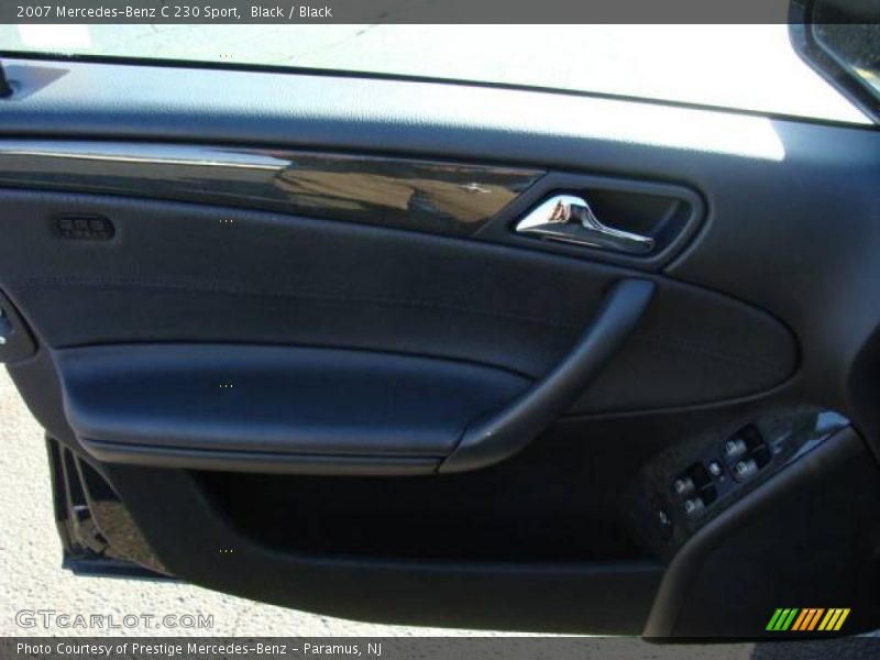 Black / Black 2007 Mercedes-Benz C 230 Sport