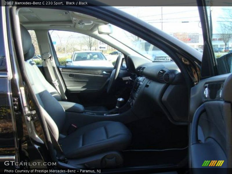 Black / Black 2007 Mercedes-Benz C 230 Sport