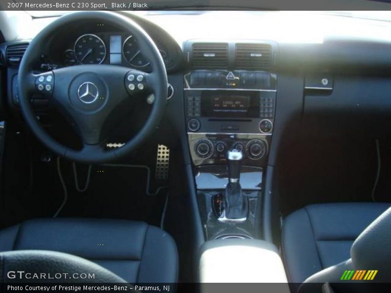 Black / Black 2007 Mercedes-Benz C 230 Sport