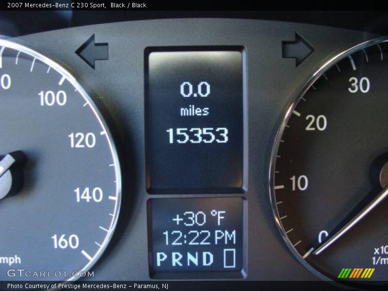 Black / Black 2007 Mercedes-Benz C 230 Sport