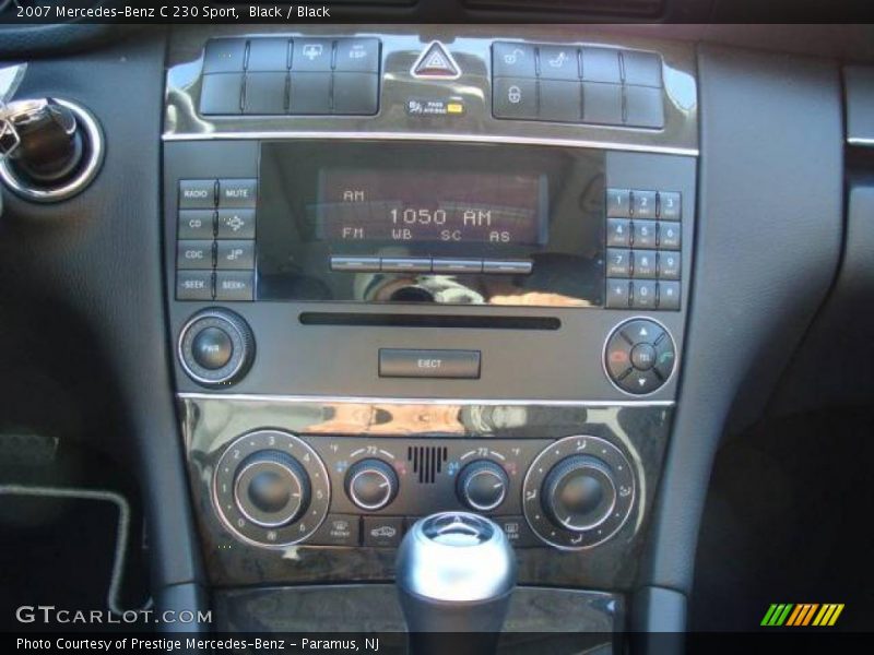 Black / Black 2007 Mercedes-Benz C 230 Sport