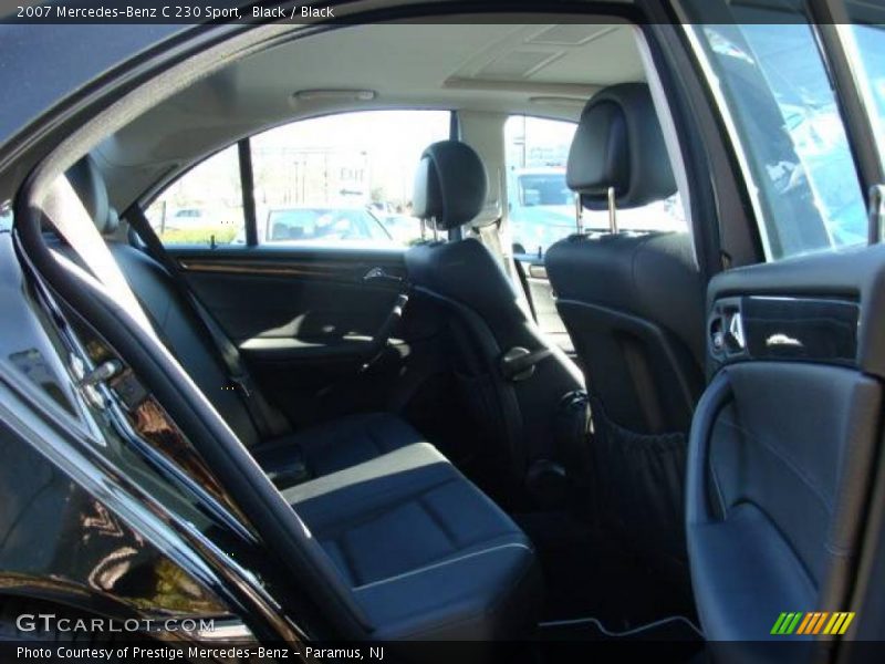 Black / Black 2007 Mercedes-Benz C 230 Sport