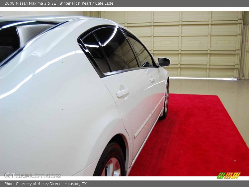 Winter Frost Pearl / Cafe Latte 2008 Nissan Maxima 3.5 SE