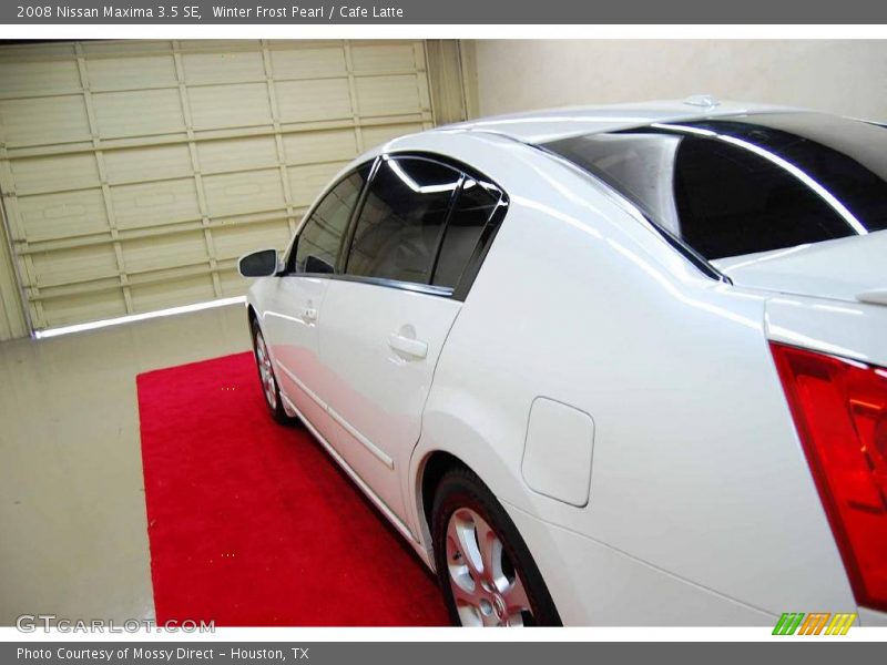 Winter Frost Pearl / Cafe Latte 2008 Nissan Maxima 3.5 SE