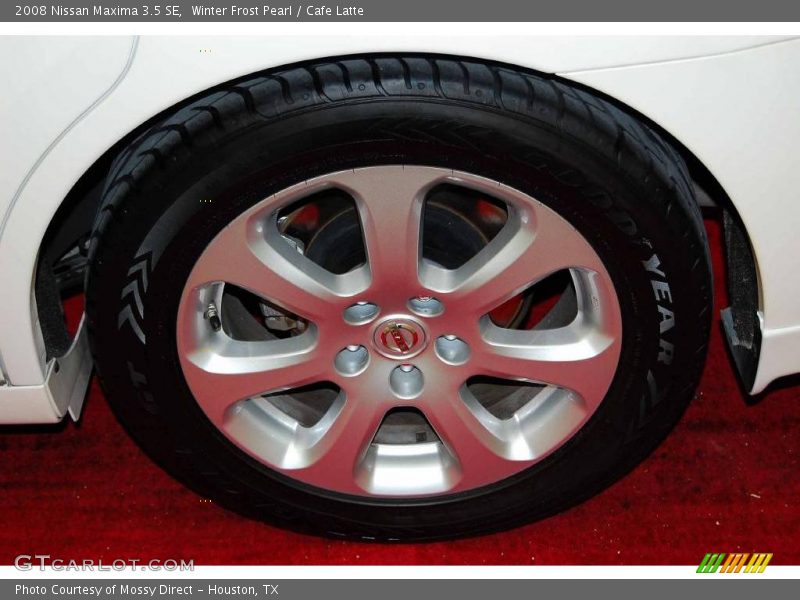 Winter Frost Pearl / Cafe Latte 2008 Nissan Maxima 3.5 SE