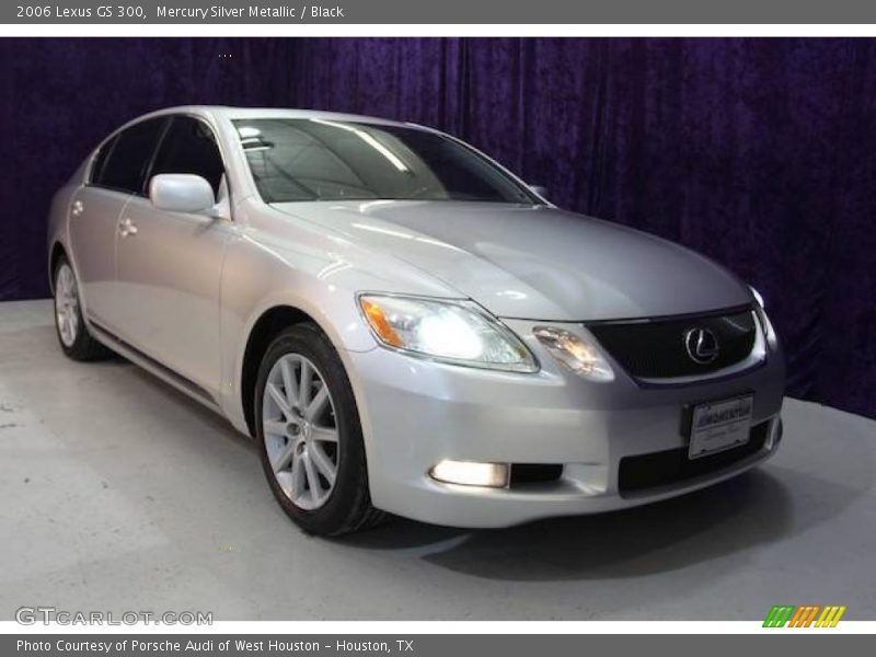 Mercury Silver Metallic / Black 2006 Lexus GS 300