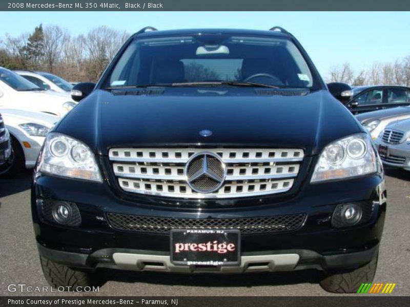 Black / Black 2008 Mercedes-Benz ML 350 4Matic