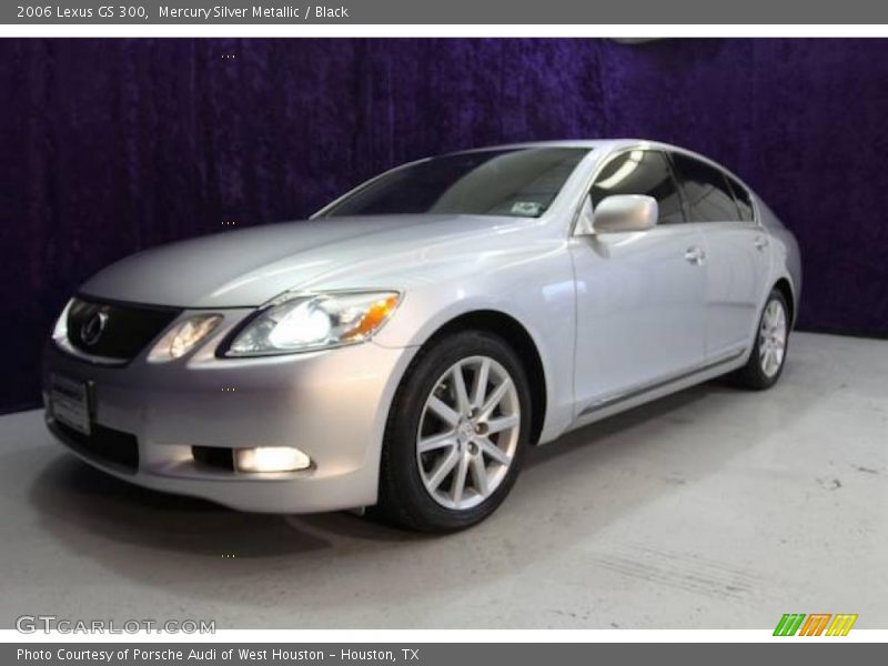 Mercury Silver Metallic / Black 2006 Lexus GS 300