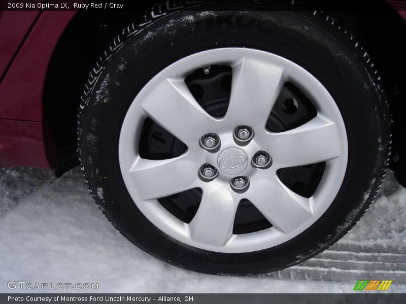 Ruby Red / Gray 2009 Kia Optima LX